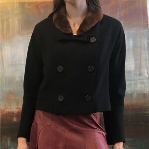 Vintage Fur Trimmed Jacket